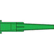 TT18 - Aiguilles coniques en polyéthylène 18 AWG