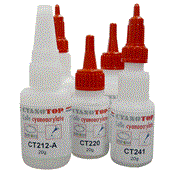 CT400TN - Cyanoacrylate collage flexible chargée au carbone