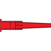 TT25 - Aiguilles coniques en polyéthylène 25 AWG