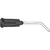 SE19-1/2-45 - Aiguille de dosage inox courte 19 AWG, coudée à 45°