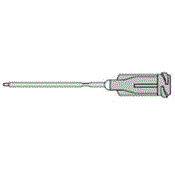 ET21-1/2 - Aiguille de dosage courte embout Teflon 21AWG